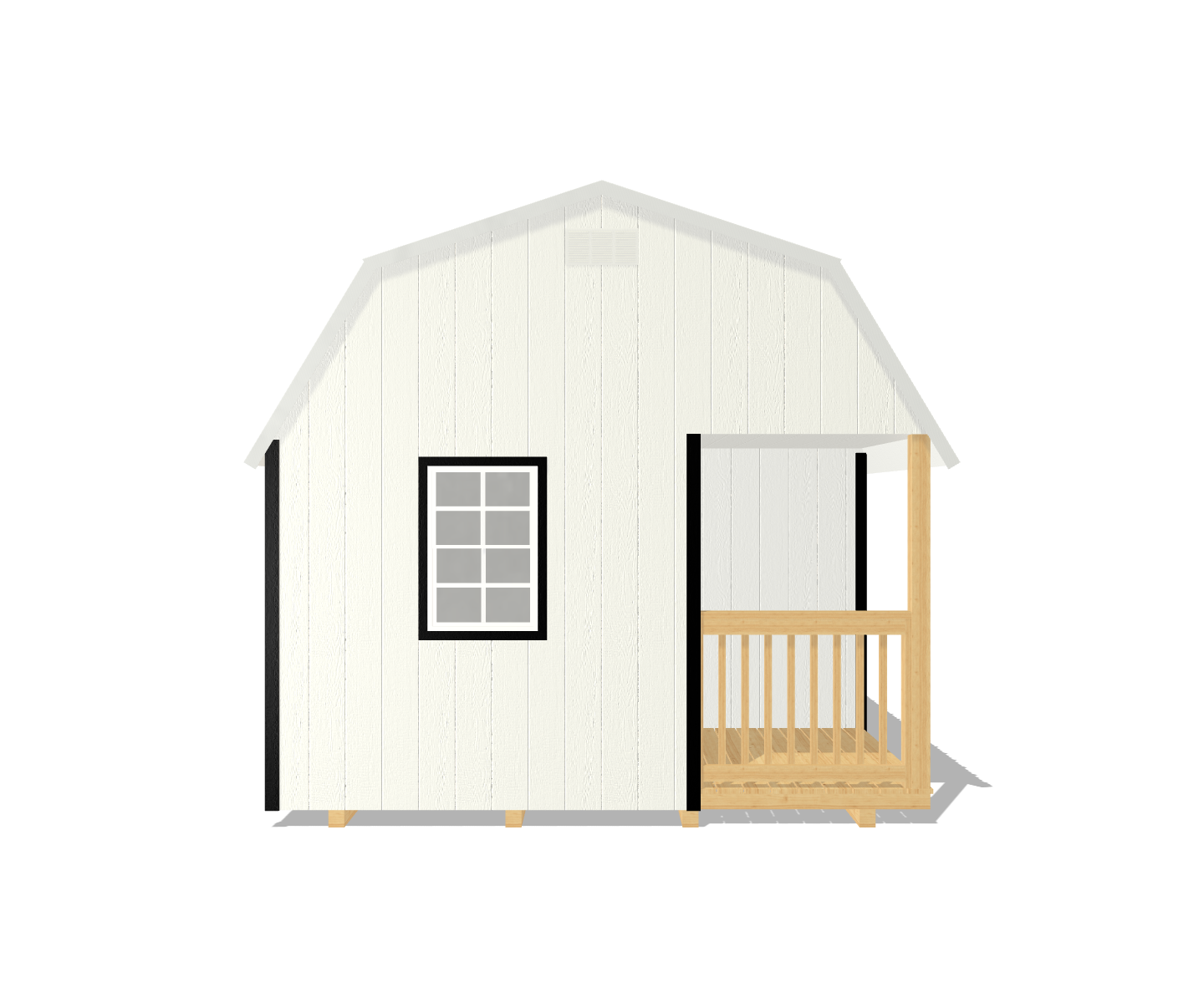 PRE-OWNED 12' x 24' Painted "Lofted Cottage" - Image 6