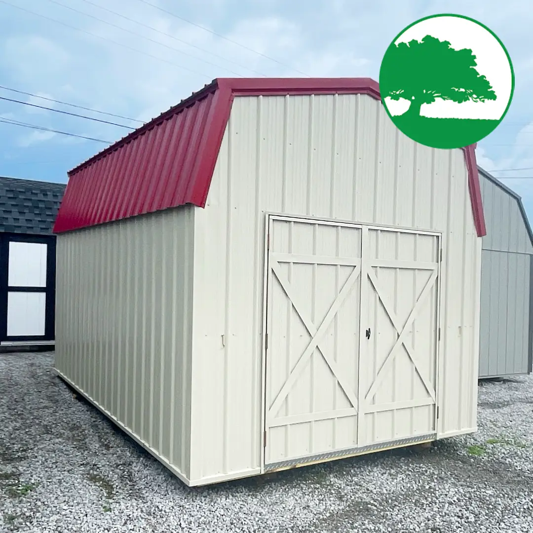 10'x 16' Metal "Lofted Barn"