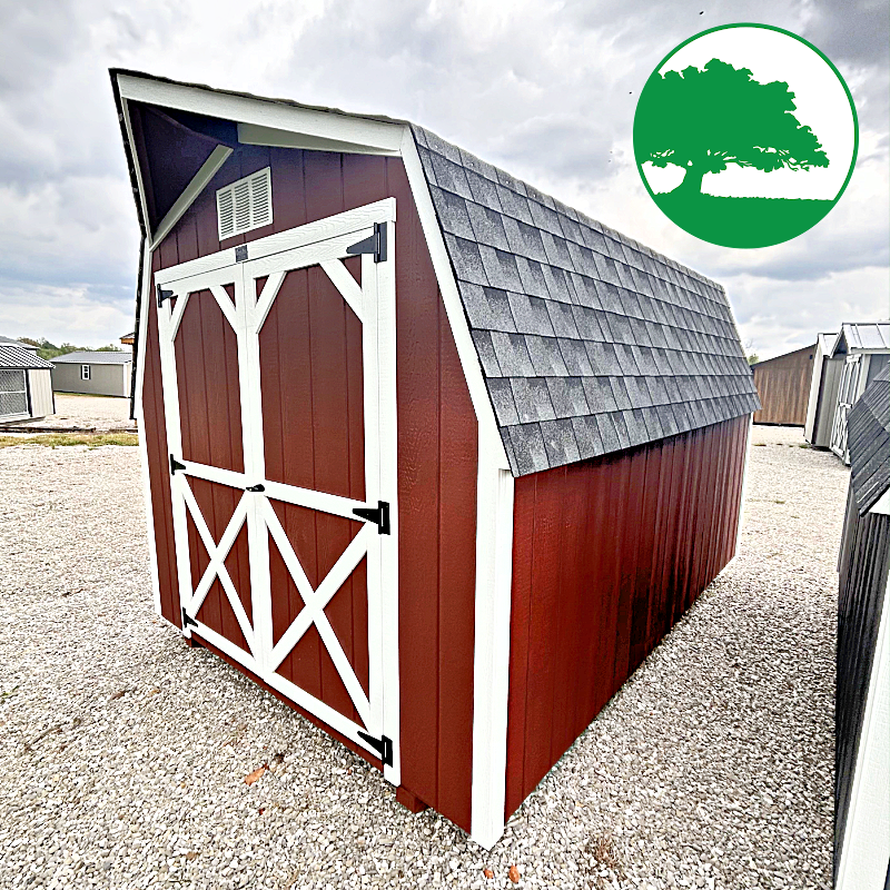 8' x 12' Painted "Barn"