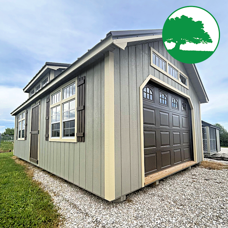 14' x 24' Painted "Lancaster / Garage"