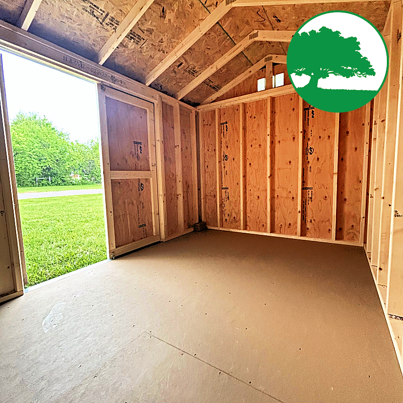 8' x 12' Painted "A-Roof / Side Utility" - Image 3