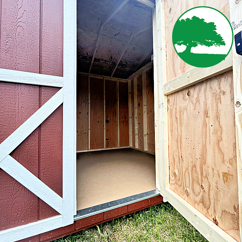 8' x 12' Painted "A-Roof / Side Utility" - Image 4