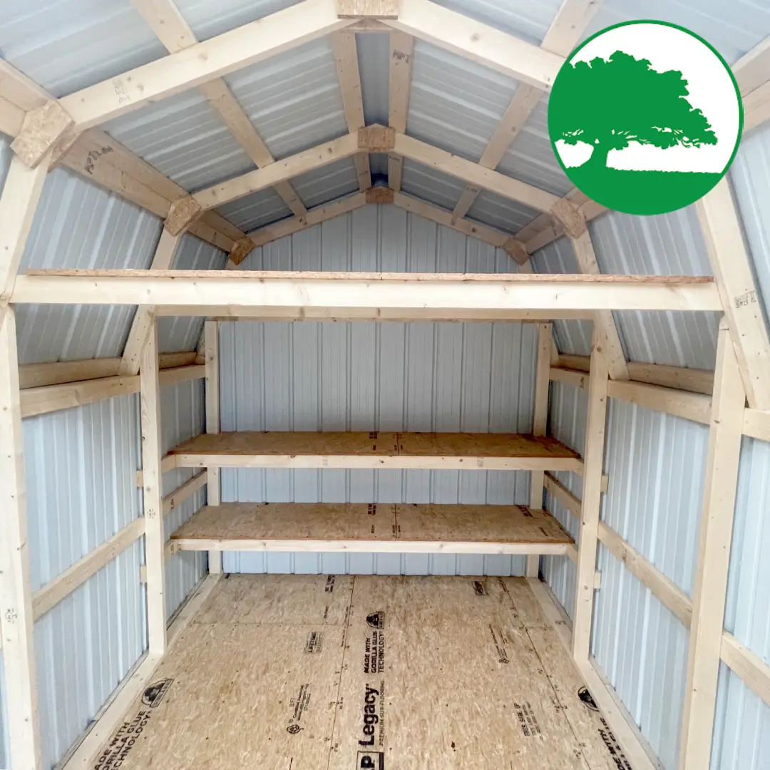 9' x 18' Metal "Lofted Barn" - Image 8