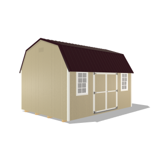 12' x 16' Painted "Side Loft Barn"