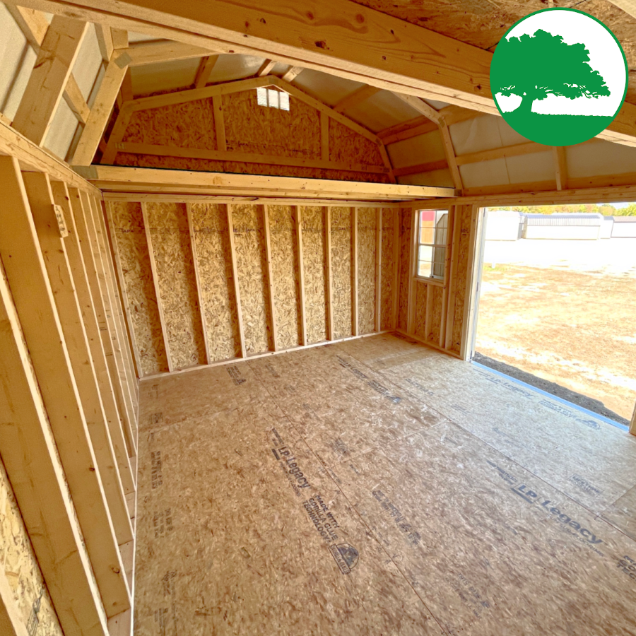 12' x 16' Painted "Side Loft Barn" - Image 10