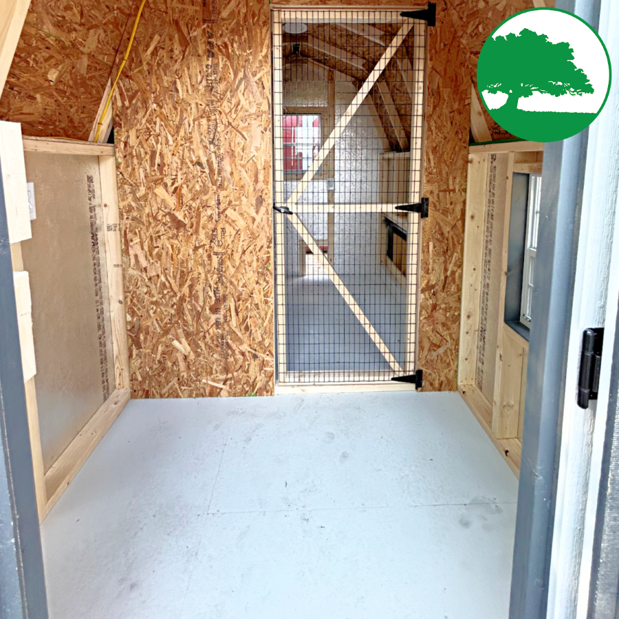 6' x 10' Painted "Dutch Coop w/ Electric" - Image 4