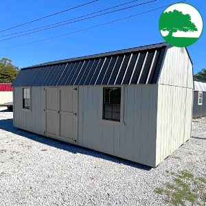 12' x 24' Painted "Side Loft Barn"