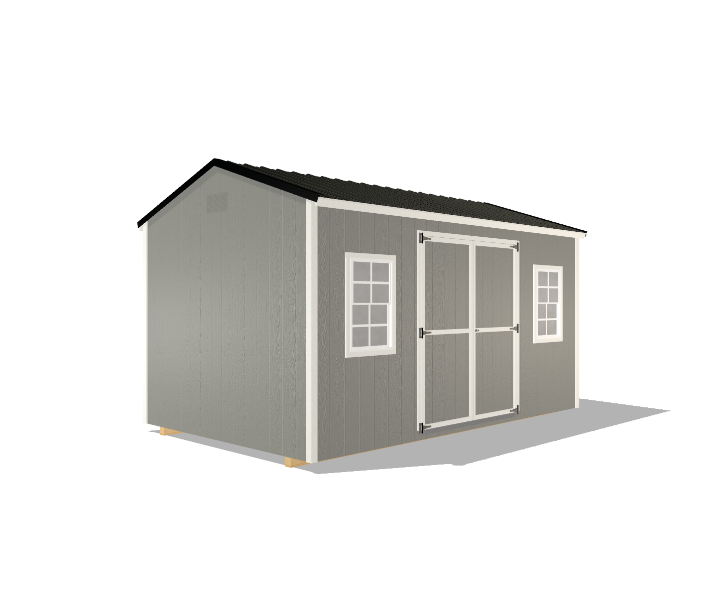 PRE-OWNED 10' x 16' Painted "Side Utility"