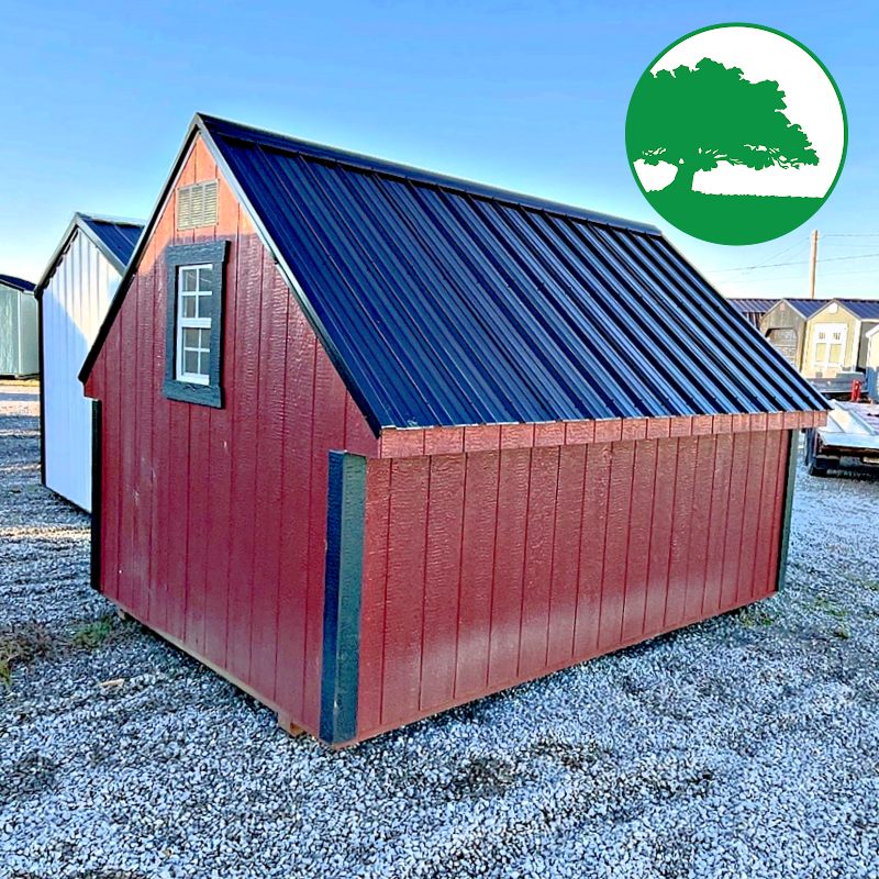 PRE-OWNED 8' x 12' Painted "A-Frame Coop" - Image 4