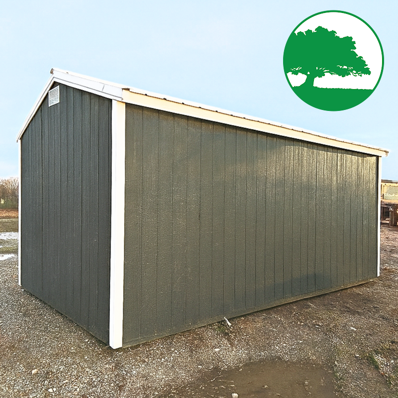 PRE-OWNED 10' x 16' Painted "Side Utility w/ Electric" - Image 10