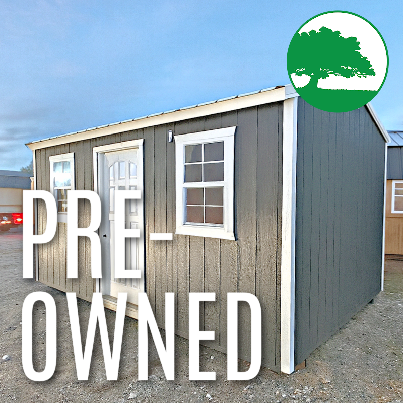 PRE-OWNED 10' x 16' Painted "Side Utility w/ Electric" - Image 6