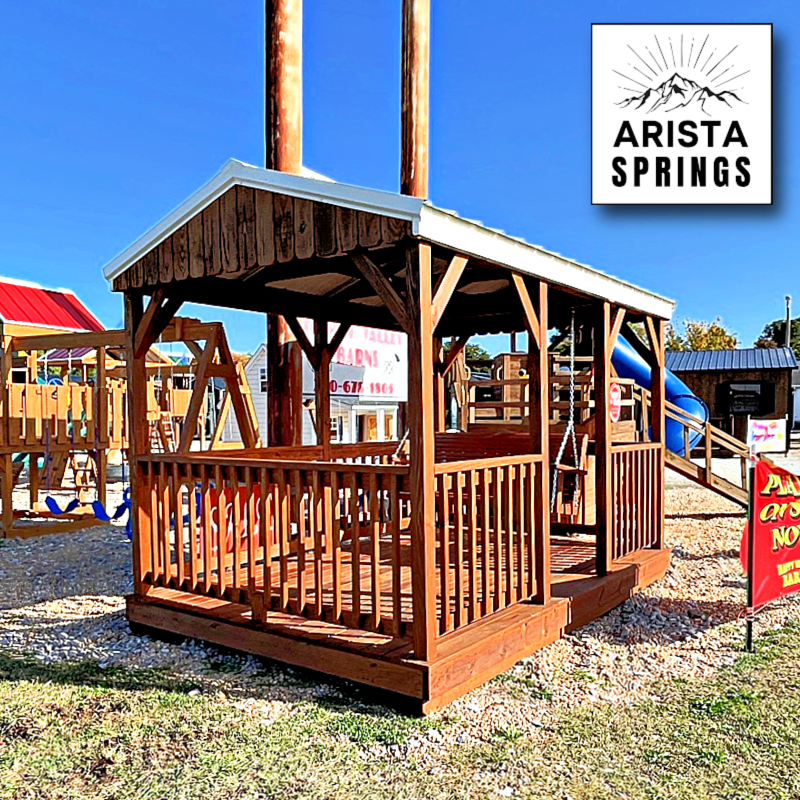 8' x 12' "Outdoor Oasis w/ Swing"