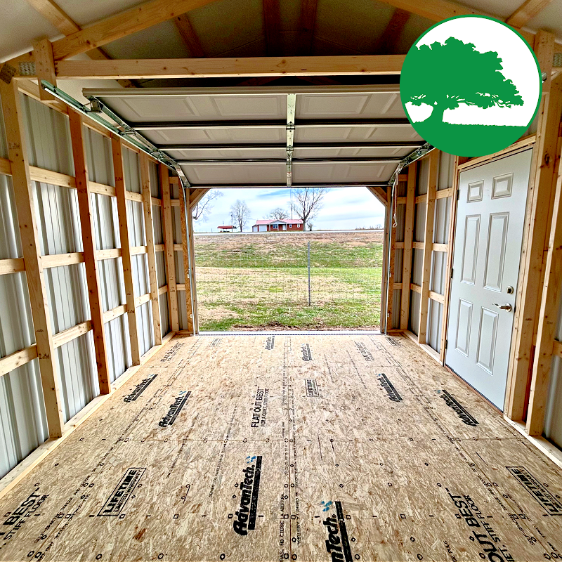 12' x 16' Metal "Utility / Garage" - Image 4