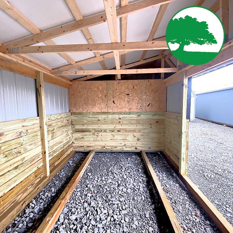 10' x 20' Metal "Animal Shelter w/ Tack Room" - Image 2