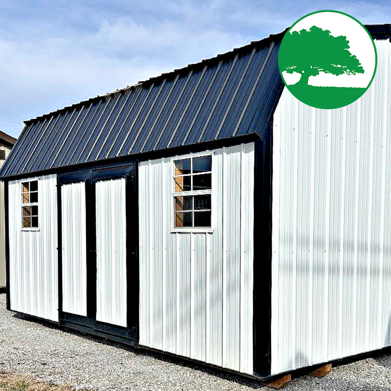 12' x 18' Metal "Side Loft Barn"