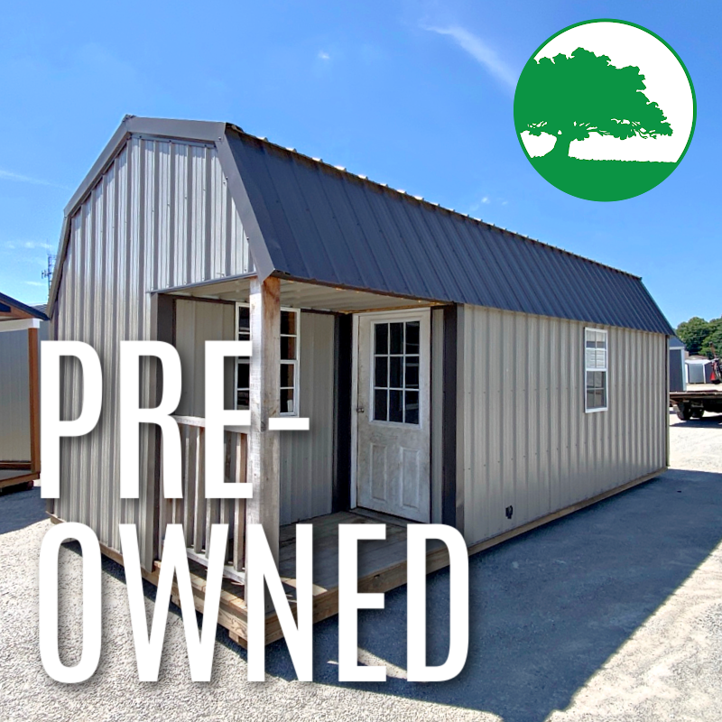 PRE-OWNED 12' x 24' Metal "Lofted Cottage"