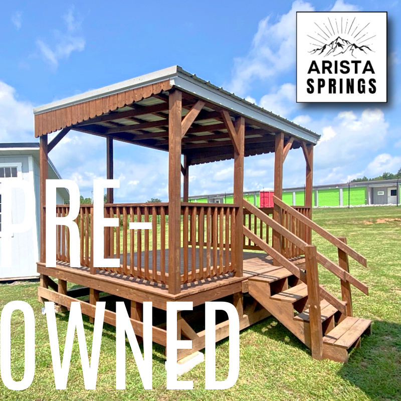 PRE-OWNED 10' x 12' Sunrise "Full Porch"