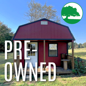 PRE-OWNED 12' x 24' Painted "Lofted Cabin"