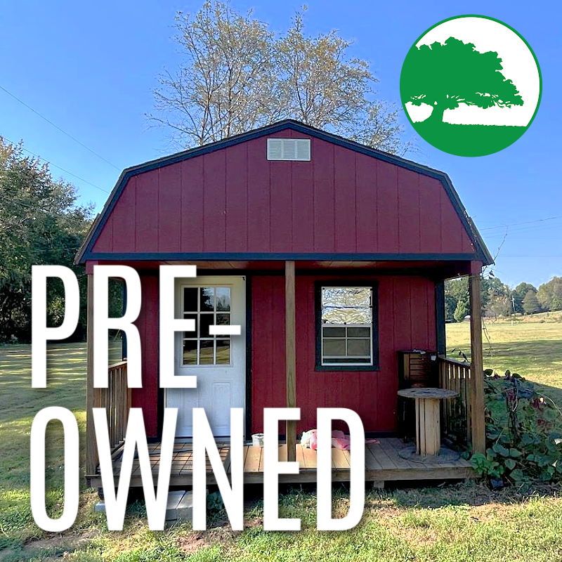 PRE-OWNED 12' x 24' Painted "Lofted Cabin"